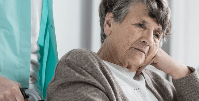 Alzheimer and Dementia Elderly Patient needing elder care