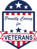 proudly caring for veterans logo